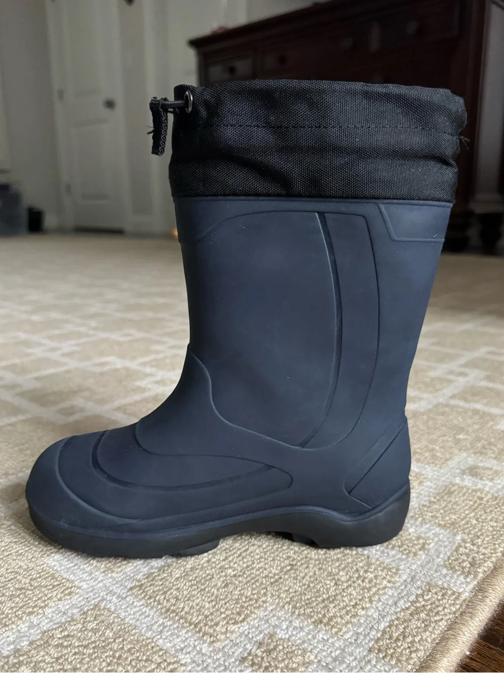Kamik Kids Snobuster Waterproof Insulated Winter Snow Boots Navy Blue Size 13